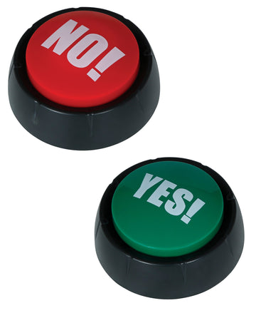 2 Buzzers Yes et No 9 cm
