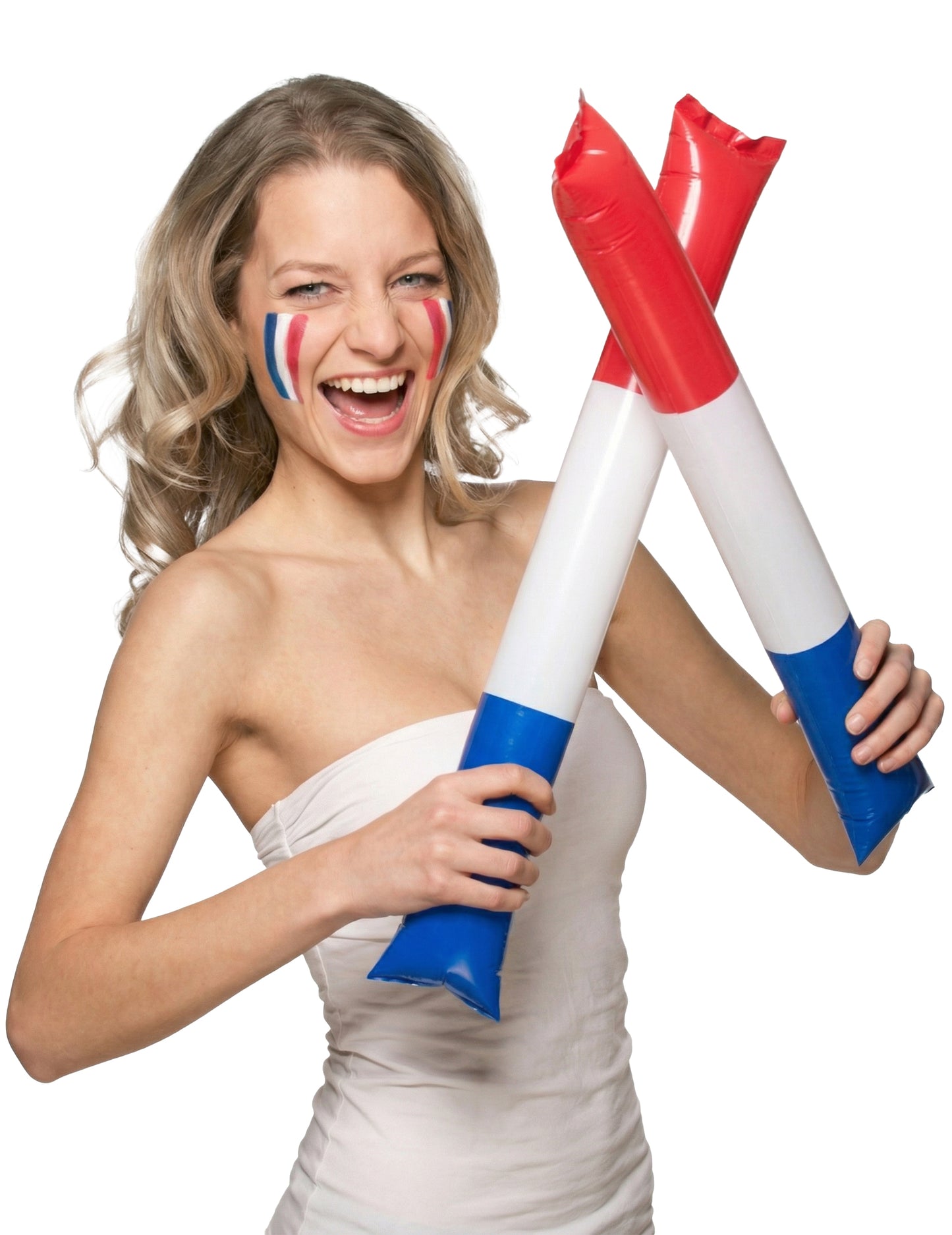 2 clap clap supporter France pour adulte bleu blanc rouge