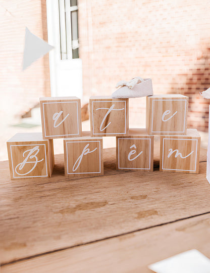 2 nádobky ve tvaru dětské baleríny 8,5 x 4,5 cm krém s efektem prádla