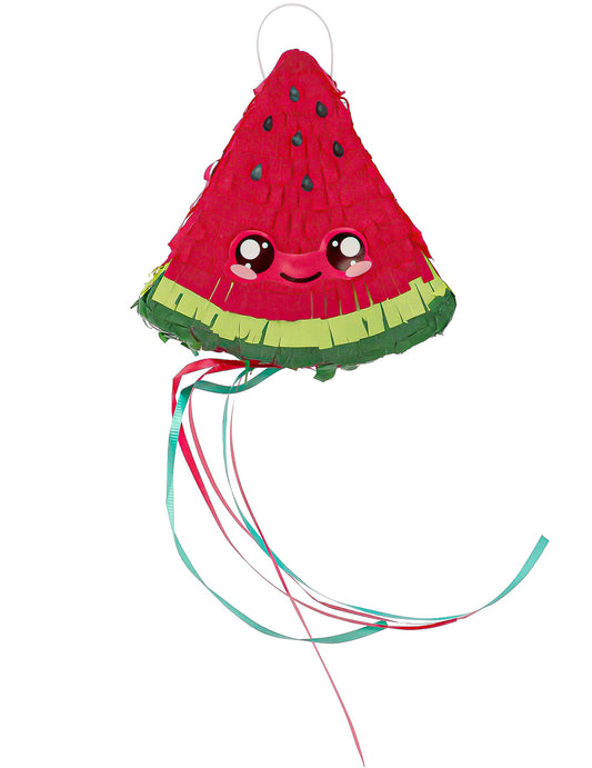 2 mini piňaty Kawaii Party Meloun a avokádo