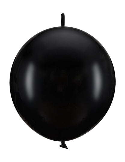 20 Ballons gonflables Noir à relier 28 cm