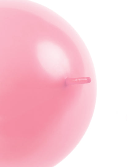 20 Ballons gonflables Rose pastel à relier 28 cm