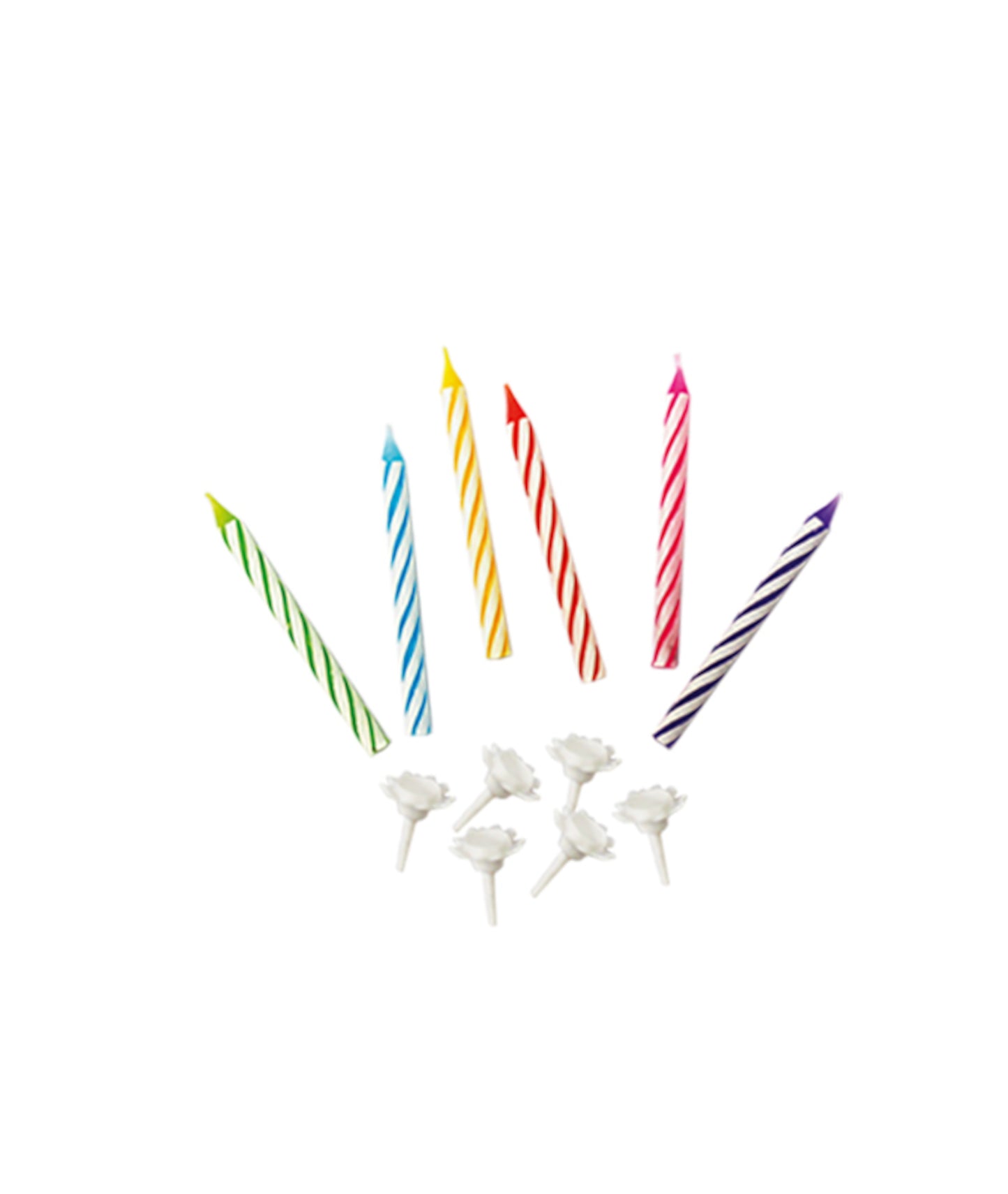 20 vícebarevných svíček