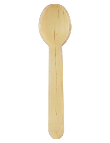 20 dřevěných lžic 15 cm