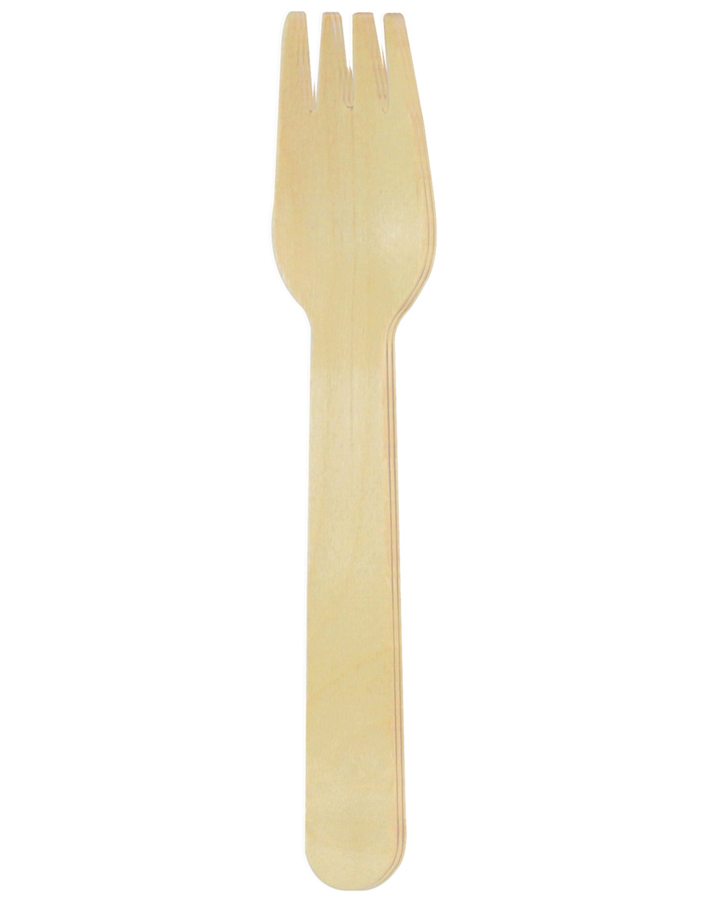 20 dřevěných vidliček 16 cm šetrné k životnímu prostředí