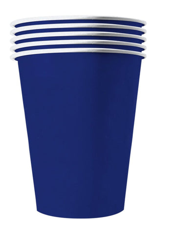 20 amerických párty kelímků z recyklovatelného kartonu modré 25 cl 