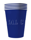Gobelets américains bleus en carton recyclable lot de 20