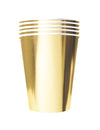 Gobelets américains carton recyclable pour fête or