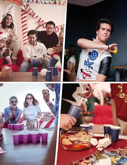 20 amerických recyklovatelných oranžových kartonových kelímků o objemu 53 cl