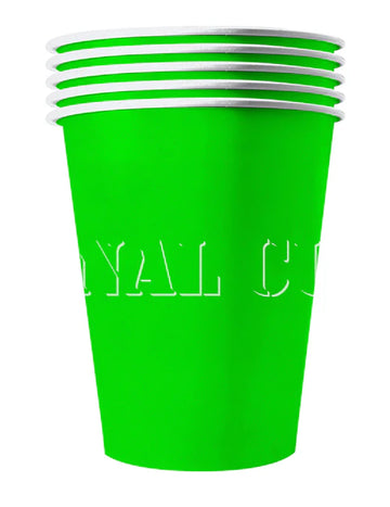 20 amerických zelených recyklovatelných kartonových kelímků o objemu 53 cl
