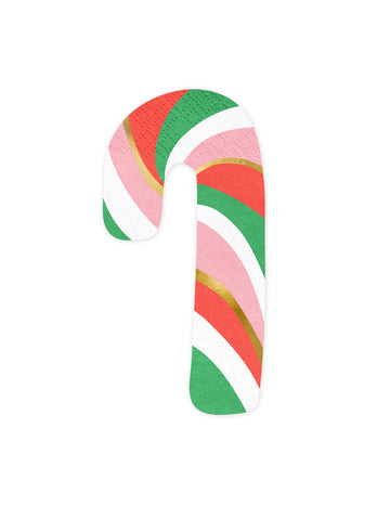 20 malých papírových ubrousků z ječného cukru 8 x 15,5 cm na Vánoce