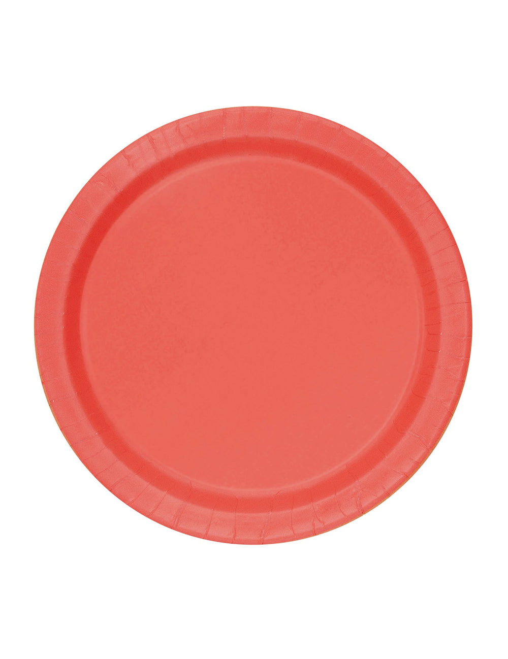 Petites assiettes en carton rouge clair