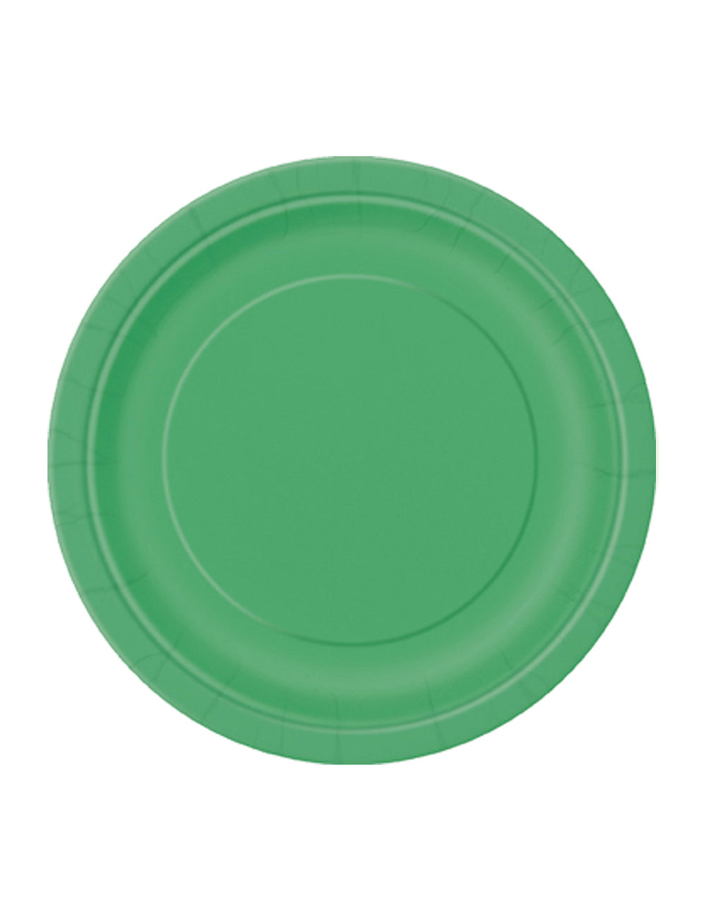 Assiettes en carton pour fête vert émeraude