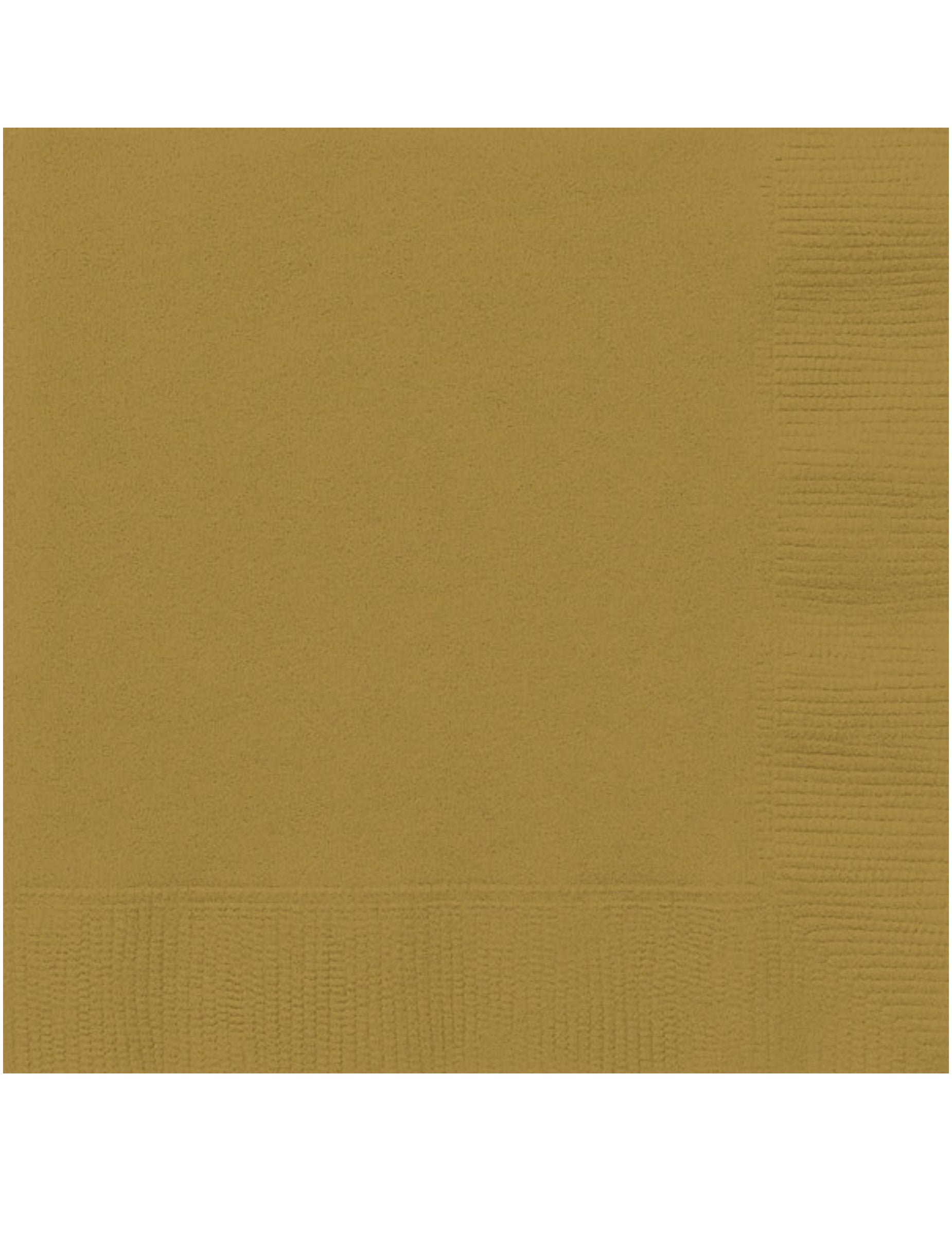 Serviettes en papier de fête pour décoration de table dorées