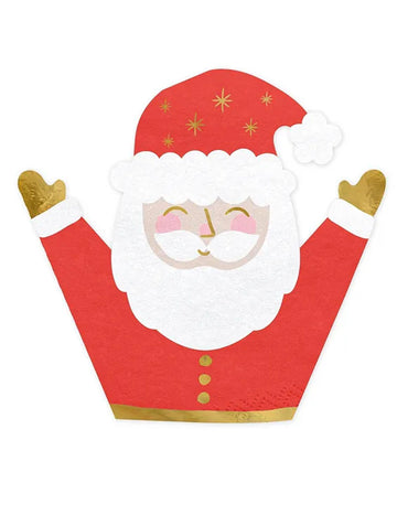 20 malých mikulášských ubrousků 16 x 15 cm z papíru