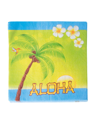 20 papírových ubrousků Aloha 33 x 33 cm