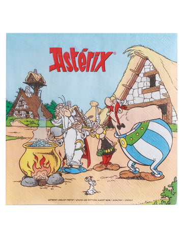20 papírových ubrousků Asterix 33 x 33 cm