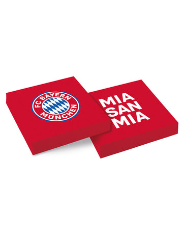 20 papírových ubrousků FC Bayern Mnichov 33 x 33 cm