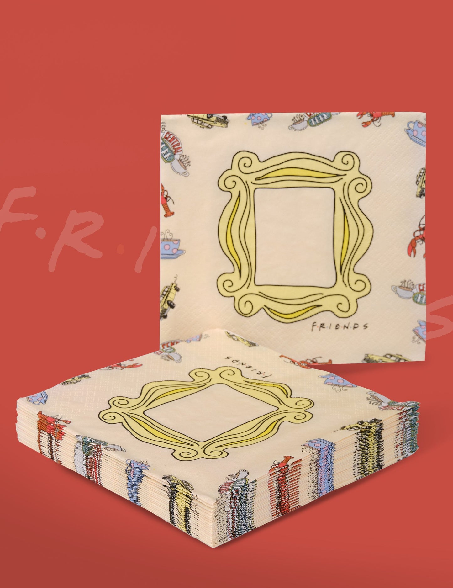 20 papírových ubrousků Friends™