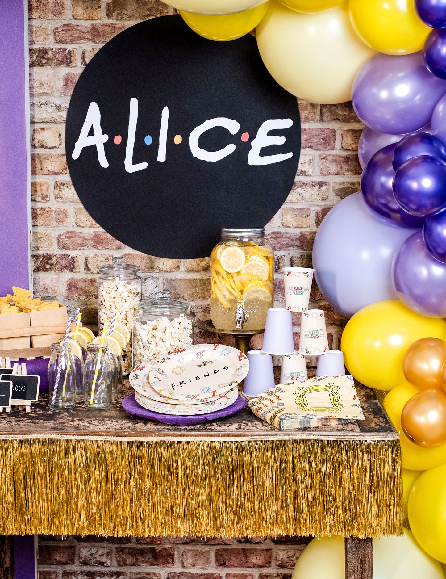 20 papírových ubrousků Friends™