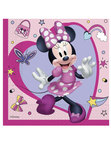 20 papírových ubrousků Minnie Junior 33 x 33 cm
