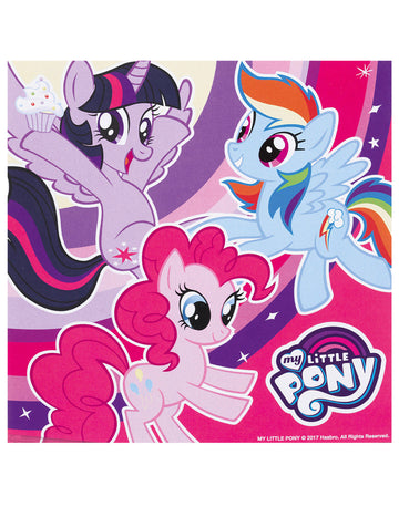 20 papírových ubrousků s motivem My Little Pony 33 x 33 cm