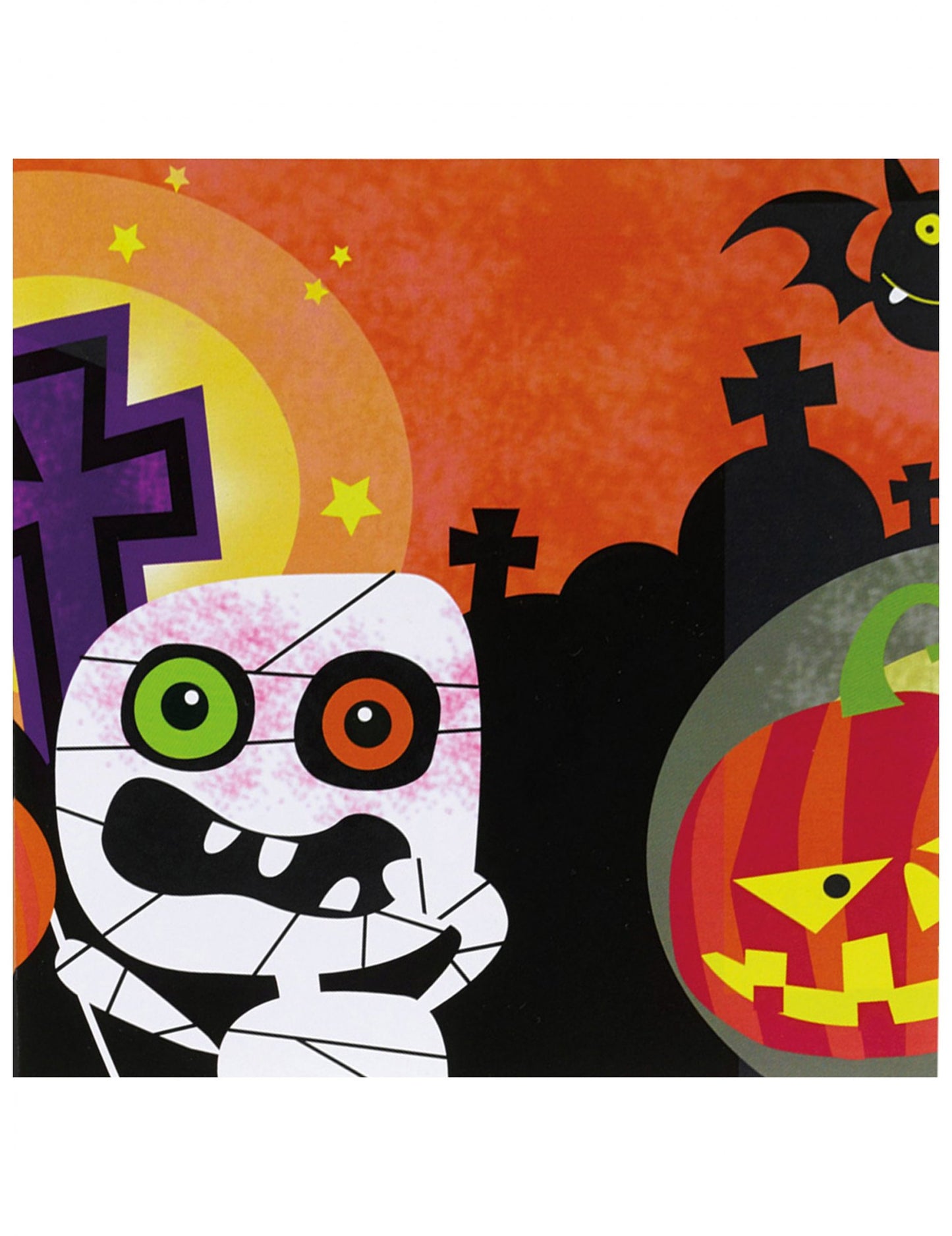 20 papírových ubrousků Malí příšerky Halloween 