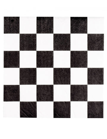 20 papírových ubrousků s motivem závodů 33 x 33 cm