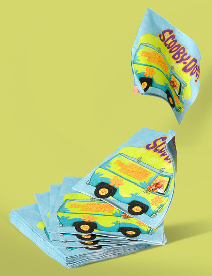 20 papírových ubrousků s motivem Scooby-Doo 33 x 33 cm