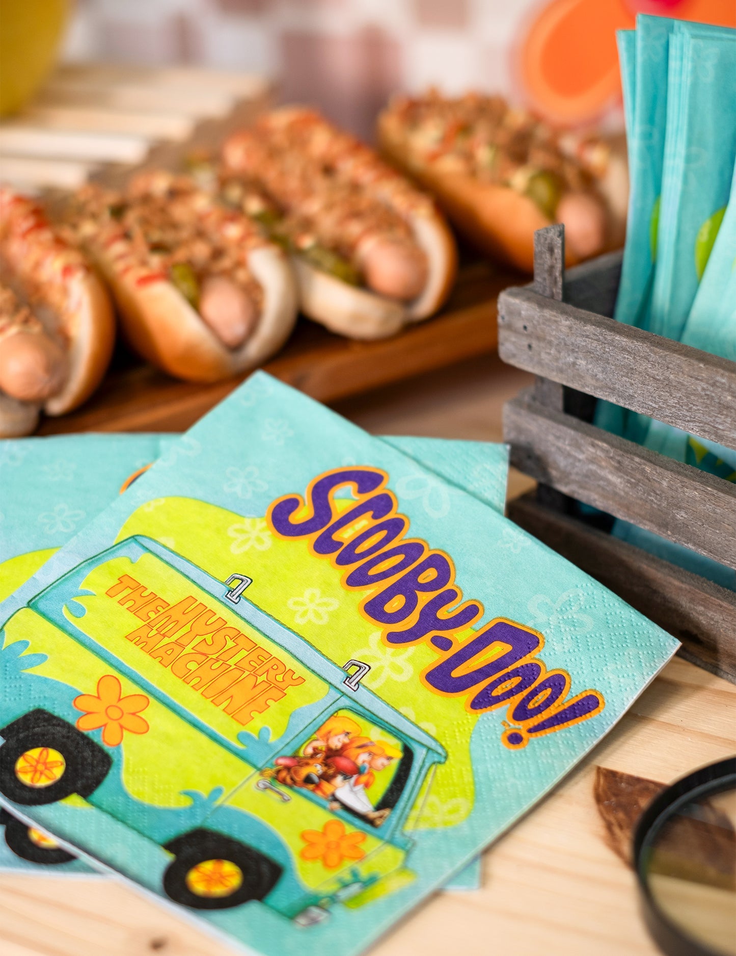 20 papírových ubrousků s motivem Scooby-Doo 33 x 33 cm