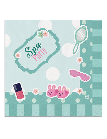 20 mintové lázeňské papírové ubrousky 33 x 33 cm