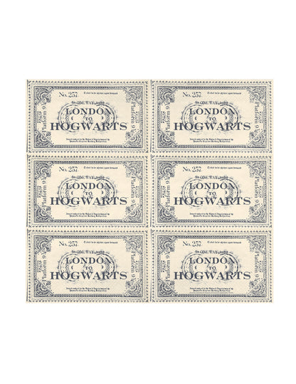 20 Serviettes Harry Potter™ Ticket London to Hogwarts 33 x 40 cm