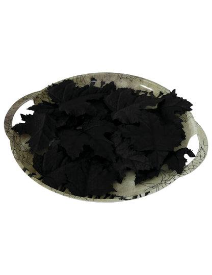 24 Černé listy 10 cm