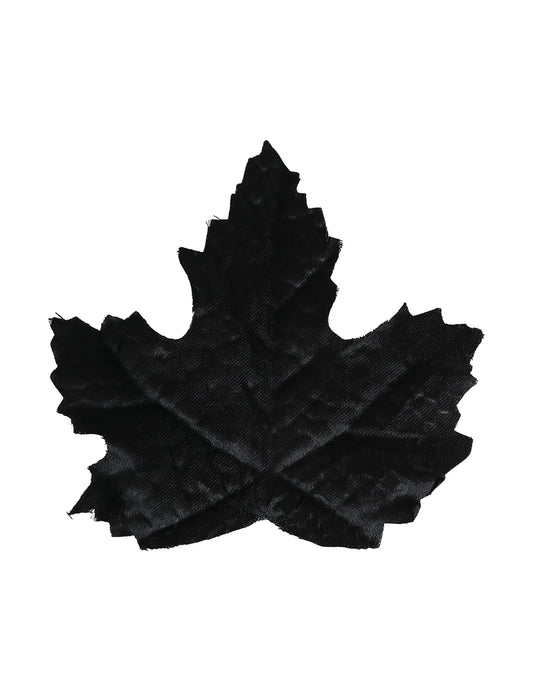 Lot de 24 feuilles pour décoration noires