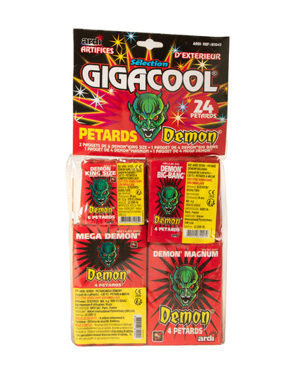 24 velkých petard Démon Giga Cool