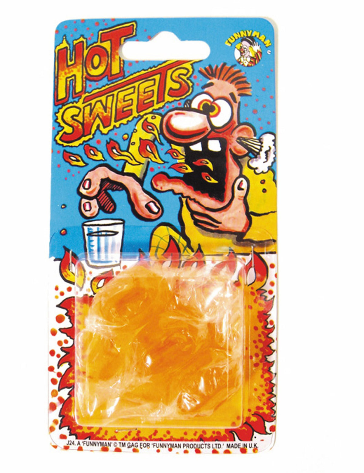 Bonbons humoristiques pimentés farces et attrapes pour adulte orange