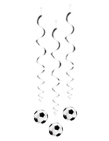 3 závěsné dekorace Foot Party 85 cm