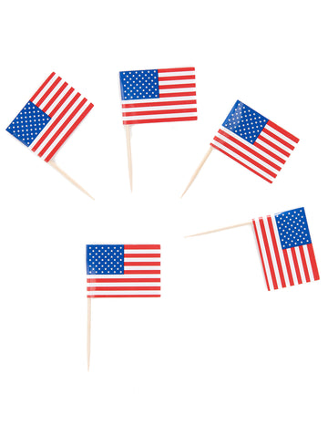 30 obrázků vlajek USA 6 cm