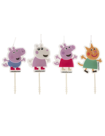 4 Bougies anniversaire Peppa Pig