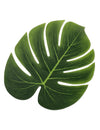 Feuilles de Monstera pour décoration vert en plastique