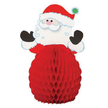 4 miniaturní dekorace na stůl Santa Claus 15 cm