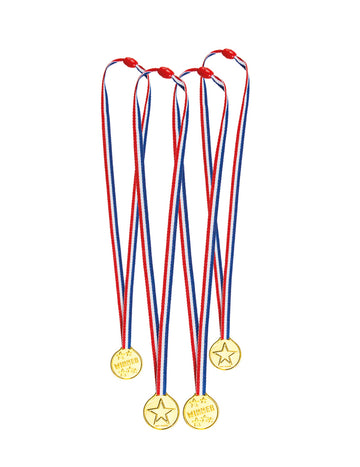 4 mini trikolórové medaile