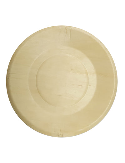 Assiettes écologiques pour fête en bois naturel