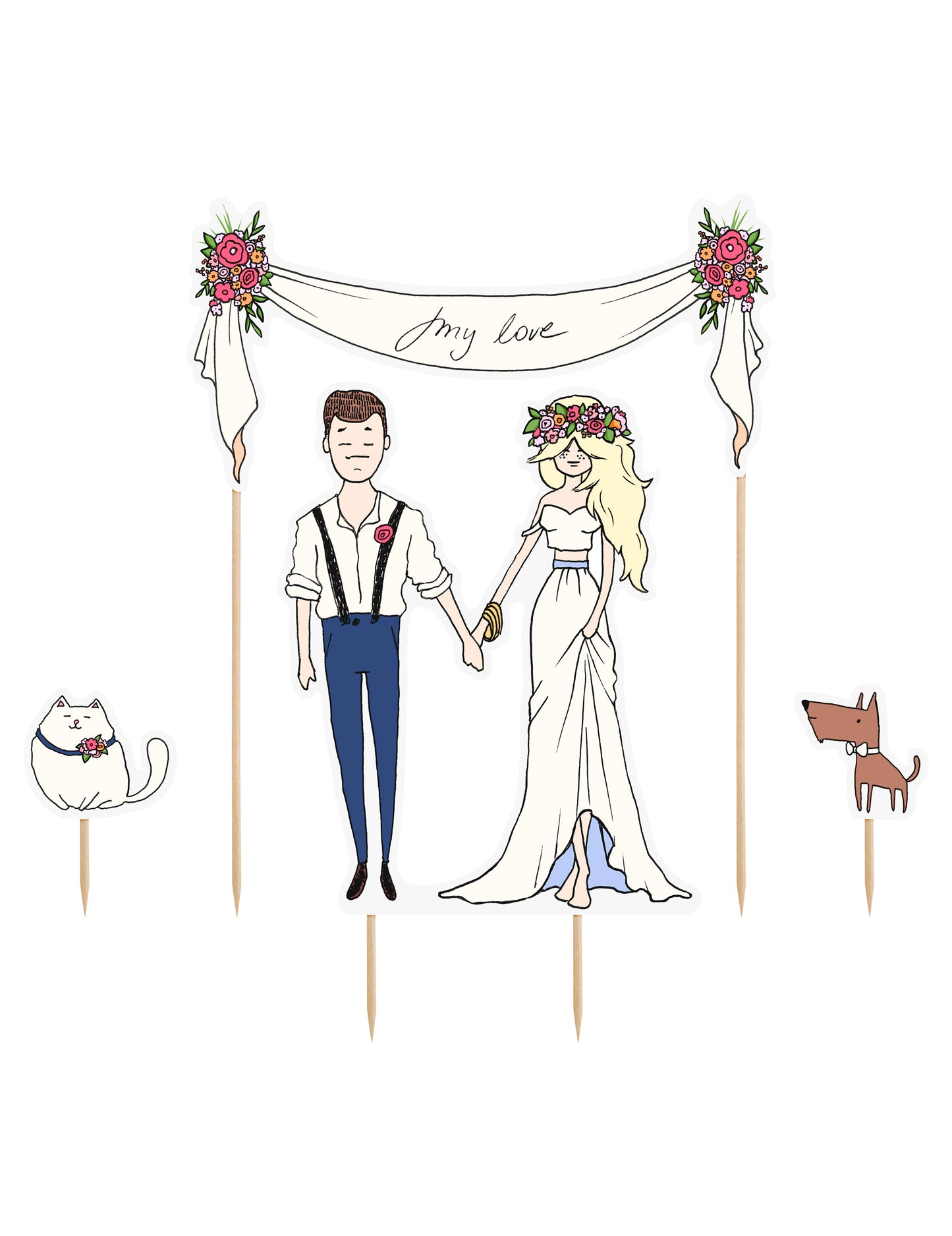 4 bohémský manželský dort vybírá 8 vintage dekorací