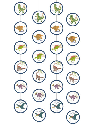 4 velká závěsná svítidla dinosaurů 170 cm k narozeninám dítěte