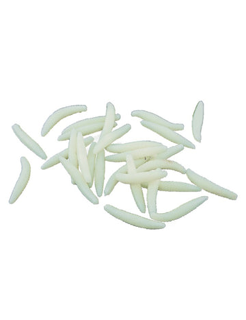 40 Asticots blancs 3 cm