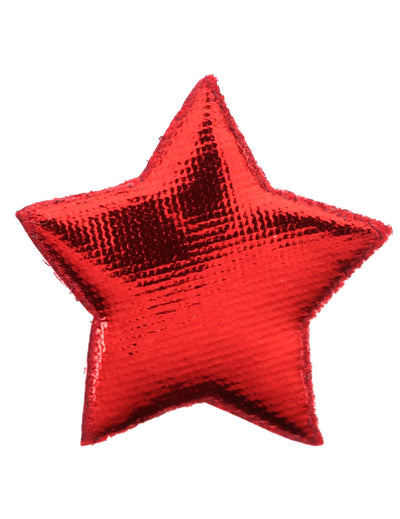 40 červených hvězdiček k rozptýlení 2,5 x 2,5 cm