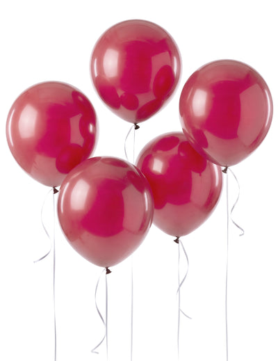 5 obřích červených latexových balónků 47 cm