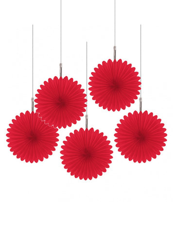 Závěsné dekorace s červenou rozetou
