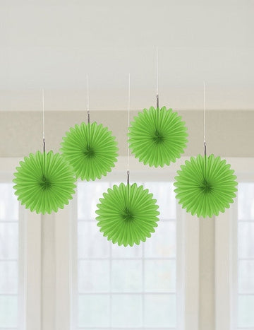 Mini rosaces de décoration pour fête vertes